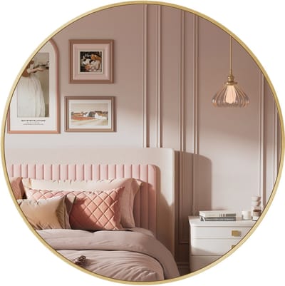 SONGMICS - Spiegel - Modern Design - Voor Badkamer Woonkamer Slaapkamer Hal