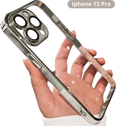 Nivard Telefoon Hoesje - Telefoonhoesjes - Phone Case - Shockproof - Premium Protection - Geschikt Voor iPhone 13 Pro - Zilvergrijs