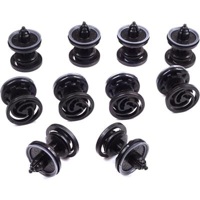 BCF2339 10 Pièces Retenue Panneau de Porte, Noir pour Volkswagen, OEM:  7L6868243 Fabriqué en Turquie