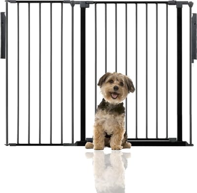 Bettacare Hondenhek Meerdere Panelen, Tot 128cm Breed, Zwart, 70cm H
