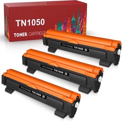3-pack Brother TN-1050 / TN-1030 huismerk toners - 3.000 pagina's - Geschikt voor HL-1112 HL-1110 DCP-1610W DCP-1612W HL-1210W DCP-1510 DCP-1510 HL-1212W HL-1110R HL-1110R DCP-1510E DCP-1510R HL-1112R HL-1112E HL-1110E MFC-1810 MFC-1910W DCP-1510E
