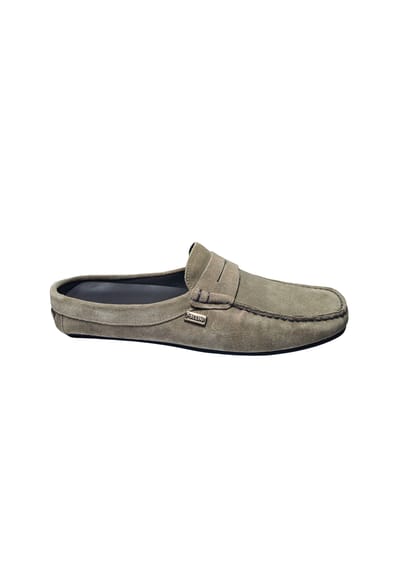 sb10710G0gub0119 Pollini Mannen Suede Grey
