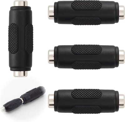 Set van 4 DC 5.5 x 2.1mm Bus naar Vrouwelijke Stroomplug Adapters voor CCTV, Beveiligingscamera's en Eenvoudige Installatie