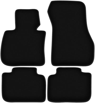 BASIC zwarte velours vloermatten voor: BMW X1 F48 FL SUV (2015-)