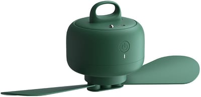 Camping Ventilator 8000mAh Batterij, USB Oplaadbaar, Afstandsbediening, Afneembare Bladen, Haak, Timer, 4 Snelheden, Buiten, Blauw