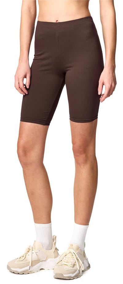 Merry Style MS-MS10-200-LE Dames Leggings - Sport - Vrijetijdsbroek - Kort - Katoen - Sporbroek - Yogabroek - Bruin - XS