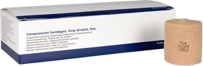 Abena Drukverband - 8 Rollen Verband - 165% Stretch - 6 cm x 7 m - Wasbaar Zwachtel Verband- Latexvrij Rekverband