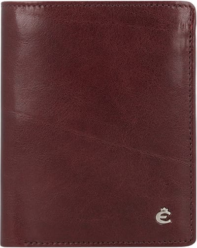 Esquire Toscana Portemonnee RFID-bescherming Leer 9 cm - Jongens - Staand formaat - coffee