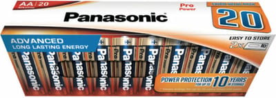Panasonic AA LR6PPG batterijen 20 stuks