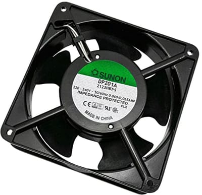 230V AC Ventilator 10,8W - 120x120x38mm met hoge luchtverplaatsing