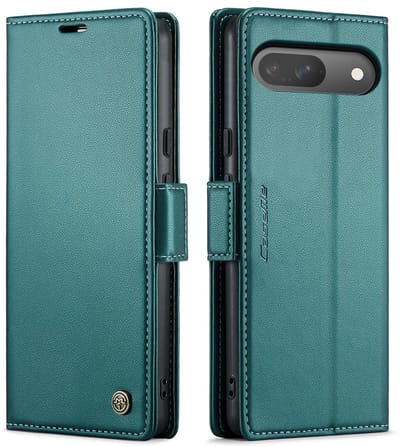 CaseMe Hoesje - Geschikt voor Google Pixel 10 / Pixel 10 Pro Hoesje - CaseMe 023 Wallet Book Case - Groen