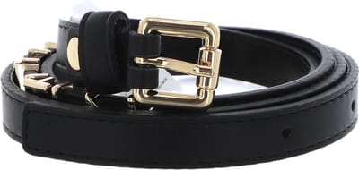VALENTINO Riem Emma Winter Belt W120 Nero / Oro Zwart