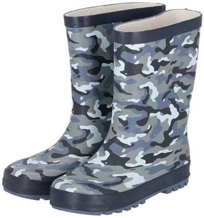 XQ Footwear Regenlaarzen grijs Rubber - Maat 28