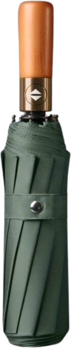 Nivard Windproof Paraplu - Opvouwbaar - Moderne Stormparaplu - Stormproef - Automatisch Uitklapbaar - Umbrella - Groen