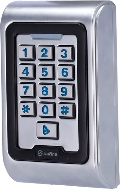 WL4 KPRO-2-2 stand alone toegangscontrole keypad, dubbel relais, RFID kaartlezer, verlichting en deurbel geschikt voor buiten