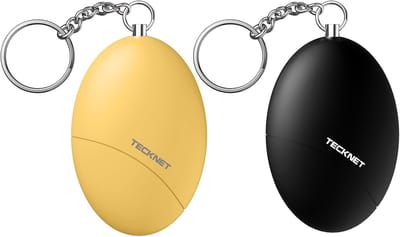 Persoonlijk Alarm - Sleutelhanger Alarm - Zelfverdediging Veiligheid - Draagbaar Geluid - 9 x 2 x 6 cm