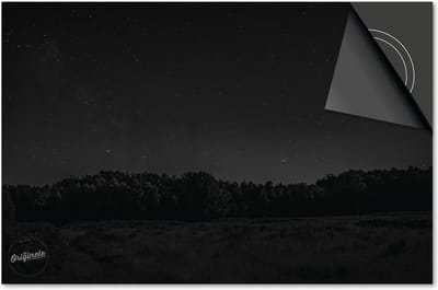 Inductie beschermer 60x60 - afdekplaat inductie mat - Dietrix Kookplaat beschermer - Exclusief - Zwart - Sterren Bos bij nacht