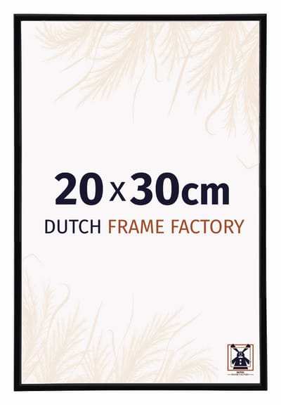 Fotolijst 20x30 cm - Kunststof - Zwart Hoogglans - Angers