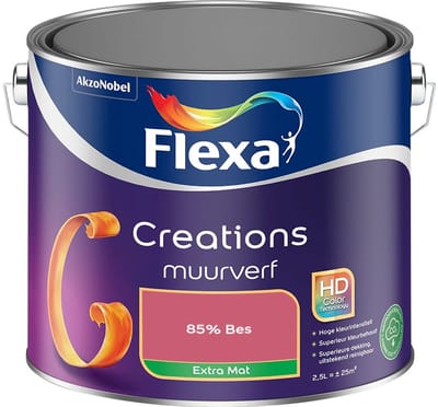Flexa - Creations Muurverf Extra Mat - 85% Bes - Mengverf - 2,5 L
