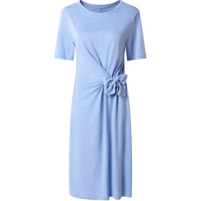 ESMARA Linnen dames jurk (Blauw, XS (32/34))