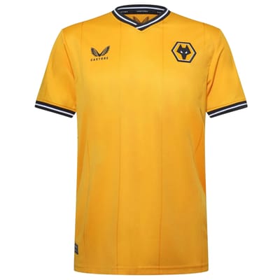 Castore Wolverhampton Wanderers FC-voetbalshirt voor heren (Oud Goud)