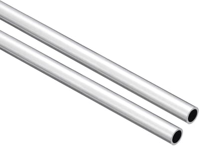 Ronde Aluminium Buizen 6060 - 7mm Buitendiameter - 4mm Binnendiameter - 250mm Lengte - Naadloze Rechte Buizen voor Industrie en Doe-Het-Zelf Projecten