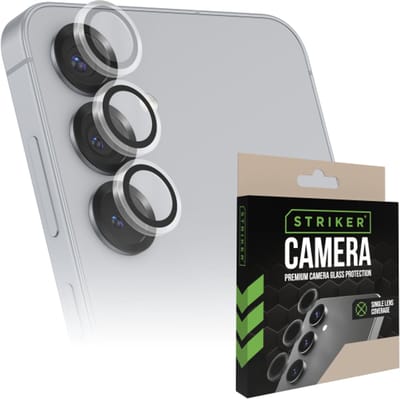 Striker Single Lens Glass Camera Protector - Transparent - Samsung Galaxy A57 5G