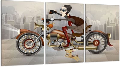 TMK ArtDeko Serie - Beschermplaat van Gehard Glas - Snijplank - 3x30x52 cm - Antibacterieel