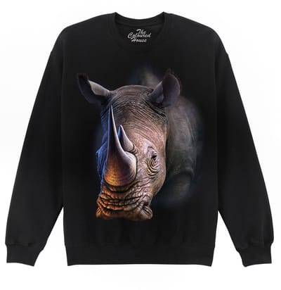 Witte Neushoorn White Rhino The Coloured House Sweater S