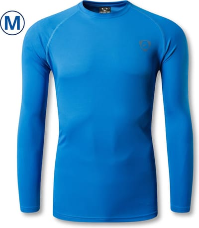 Bovista Rash Guard - Surf Shirt - Zwemkleding - UV Beschermende Kleding - Voor Zwemmen - Surfen - Duiken - Koningsblauw - Maat M