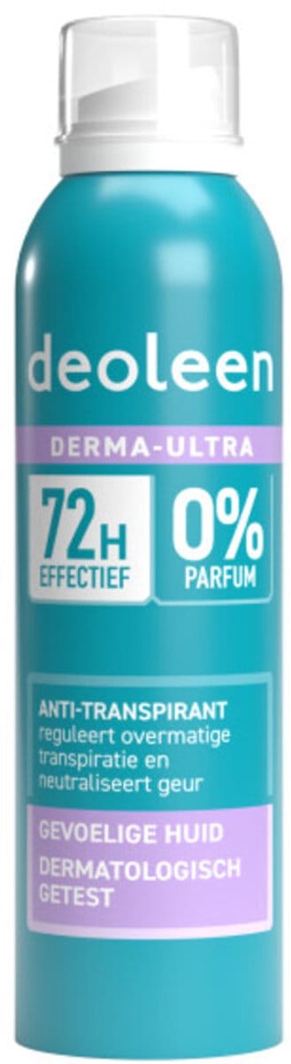 Deoleen Deodorant Spray Derma Ultra Anti-Transpirant - 6 x 150 ml - Voordeelverpakking