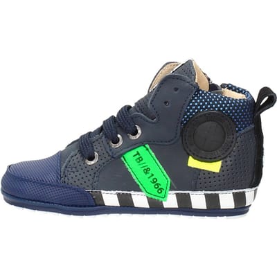 Shoesme Bp21w109 Babyschoenen - Babyslofjes - Jongens - Blauw - Maat 22