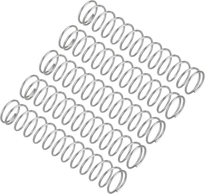 Drukveren 5 stuks - Compressieveren Spiraalveren - Industriële Toepassingen - 304 Roestvrij Staal - 06 x 8 x 40 mm