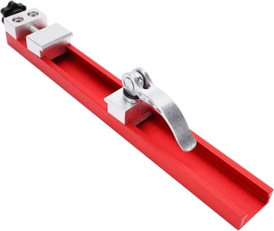 Zaaggeleiderail - Zaagmachine basis - Nauwkeurig Zagen - Dubbel Klemmechanisme - 240 Mm Lengte - Aluminium