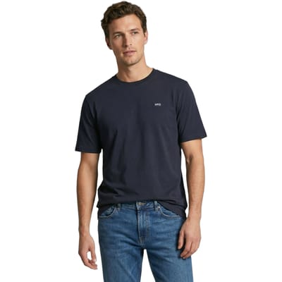 McGregor Essential Mcg Embr T-shirt Navy Size: S | Basic T-Shirts Outlet | Heren | Blauw