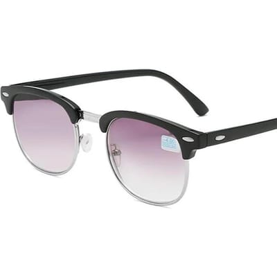 Kwaliteit Kwaliteit Heren Zonnebrillen Mannen Vrouwen Brillen Klassiek Halve Montuur Brillen Montuur Vrouwen Brillen Bijziendheidsbrillen W33013WW--4.00 gray