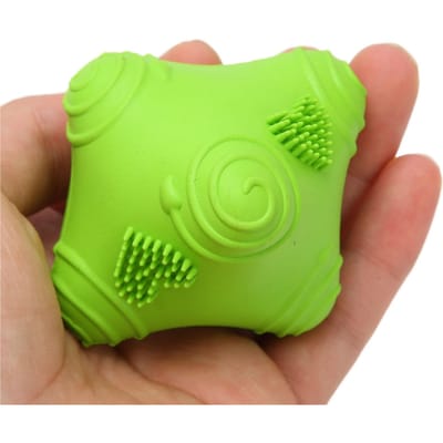 Jouet à mâcher interactif en caoutchouc pour animaux de compagnie Fun Haute Résilience Résistance à la morsure Meulage des dents Jouets à mâcher pour chiens pour Chiens Animaux de compagnie