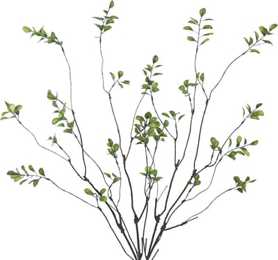 Kunstplanten Set van 4 - Groene Takken voor Decoratie, Interieur en Tuinaccessoires