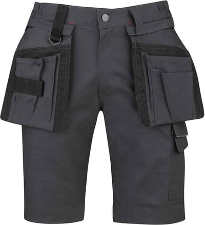 STØRVIK Thijs Stretch Korte Werkbroek Heren - Werkshort - Maat S - Antraciet