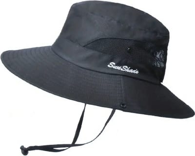 Bovista Zonnehoed - Reishoed - UV Beschermende Hoed - Bucket Hat - Festival - Pet - Hoedje Voor Dames & Heren - Hoofdbescherming - Zwart