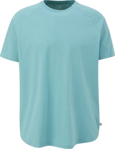 Qs Men-T-shirt--6765 BLUE GREEN-Maat M