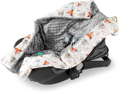 Universele Babydekentje voor Autostoel en Maxi Cosi | Met gordelsleuven