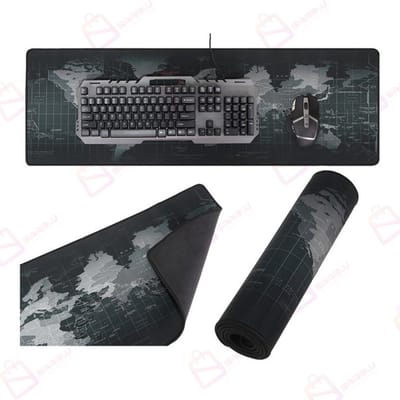 Grote XXL Muismat voor Gaming & Kantoor – 88x30 cm – Antislip Rubberen Onderkant – Waterdicht – Geschikt voor Optische en Laser Muis – muismat xxl – muismat gaming – muismatten – 10981