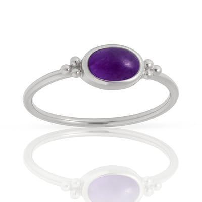 Natuursieraad - 925 sterling zilver amethist ring maat 16.50 - edelsteen ringen