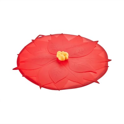 Charles Viancin Poinsettia deksel 28cm - herfstblad deksel - vershouddeksel