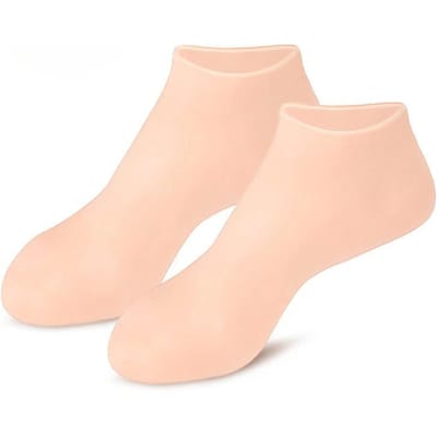 Siliconen Hydraterende Sokken Exfoliërende Gel Hielsokken Eelt Gebarsten Dode Huid Verwijderen Beschermer Pijnverlichting Voetverzorging