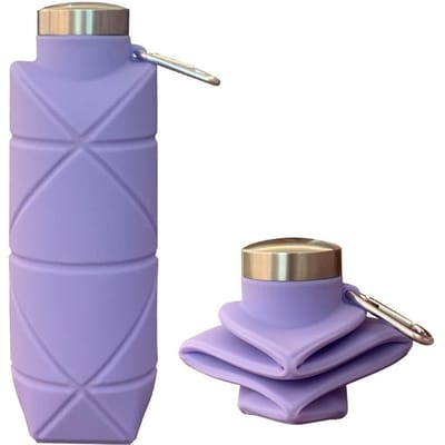 Buitenactiviteit Creatieve Eetbare Siliconen Lichtgewicht Waterfles Actieve Waterfles Diamant Vouwfles 700ml1PCS