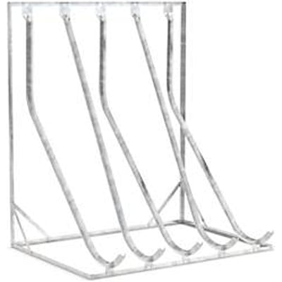 Hoge fietsenparking WSM, 1-zijdig, voor banden tot B 60 mm, B 1750 x D 1467 x H 2010 mm, staal gegalvaniseerd, 5 ophangplekken