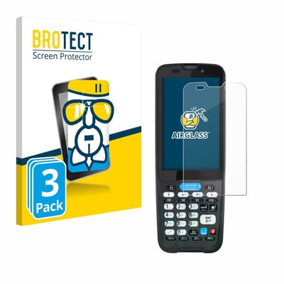 Screenprotector 3 Stuks voor Unitech HT330 Beschermglas transparant