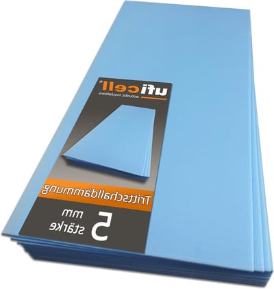 Contactgeluidsisolatie Vloer - Ondervloer Platen - Geluidsisolatie Vloer - 5mm Dik XPS Schuim - 20 m²